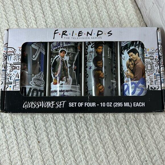 Friends Tv Series 10oz Glassware Set of 4 - Picture 2 of 6